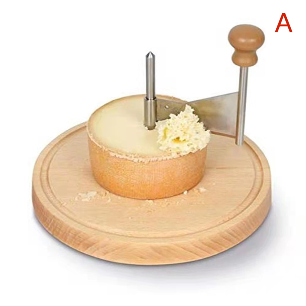 Cheese Cutting Wooden Rotary Shaver Manual Kitchen Chocolate Chip Scraper Cheese Shredder 5