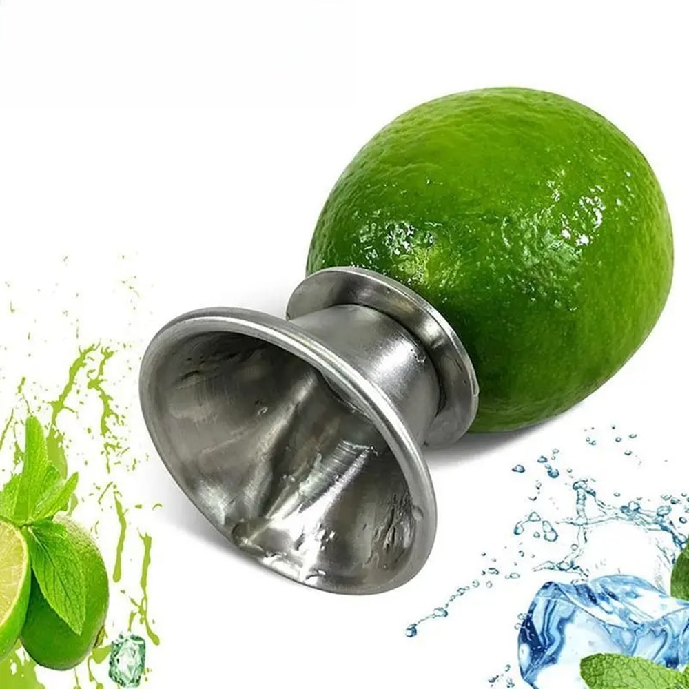 Stainless Steel Lemon Squeezer, Manual Citrus Juicer for Orange, Lime, and Lemon