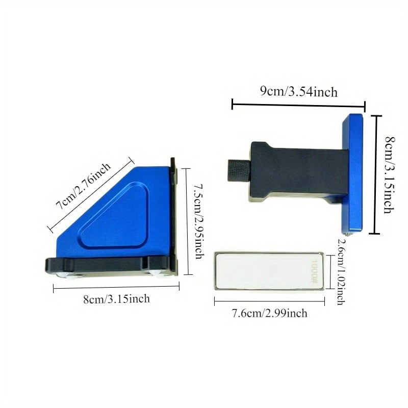 Professional Fixed Angle Apex Knife Sharpener, Kitchen Knife Tools with Diamond Stones Set