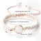 Vintage Design White Bracelet Mini Stone Glass Beads Howlite Handmade Braided Bangles For Women Men 5