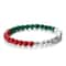 Classic Natural Stone Palestine Flag Bracelet, Men Women National Flag Beads Bracelet, Christmas Prayer Beads Jewelry