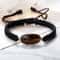 Natural Tiger Eye Stone Bracelet Handmade Beads Yoga Wrap Bracelet, Bangle for Women Men