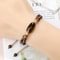 Natural Tiger Eye Stone Bracelet Handmade Beads Yoga Wrap Bracelet, Bangle for Women Men