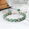 Women Malay Stone Cut Face Bracelet Yellow Agate Handmade Wristband Vacation Healing Beach Jewelry 3