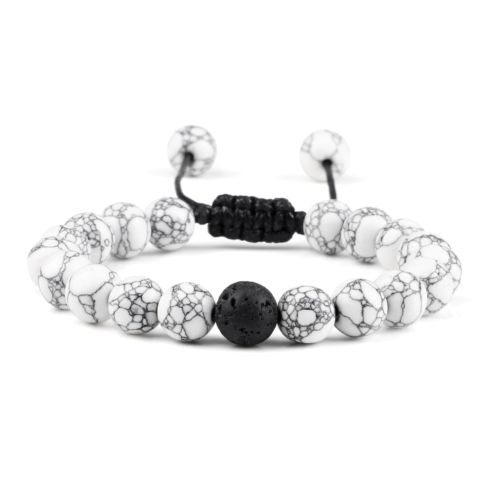 Natural Stone Beads Bracelet For Women Men Handmade Lava Tiger Eye Bangle Energy Healing Jewelry Gi 9