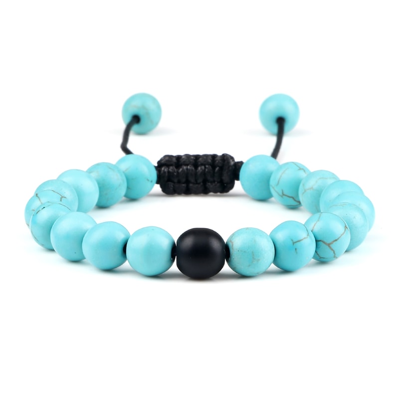 Natural Stone Beads Bracelet For Women Men Handmade Lava Tiger Eye Bangle Energy Healing Jewelry Gi 15