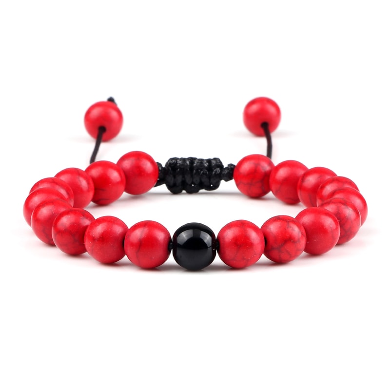 Natural Stone Beads Bracelet For Women Men Handmade Lava Tiger Eye Bangle Energy Healing Jewelry Gi 16