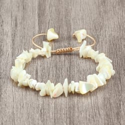 bohemia natural shell bracelet for women, men, irregular beach handmade adjustable bangle fashion jewelry
