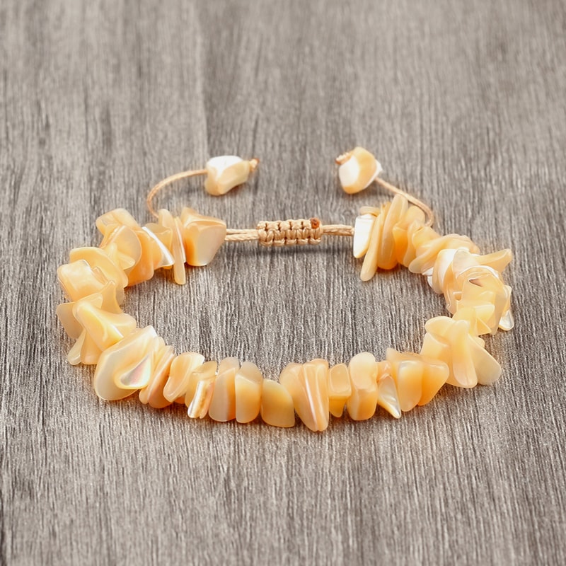 Bohemia Natural Shell Bracelet For Women Men Irregular Beach Handmade Adjustable Bangle Fashion Jew 1