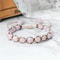 Women Healing Energy Bracelet Natural Gemstone Beads Irregular Shaped Cut Surface Beads Bracelet Ch 2