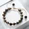 Women Healing Energy Bracelet Natural Gemstone Beads Irregular Shaped Cut Surface Beads Bracelet Ch 5