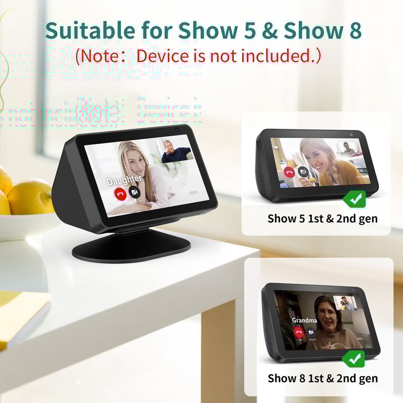 Table Holder For Echo Show Adjustable Tilt Magnetic Stand AntiSlip Base Accessories 3