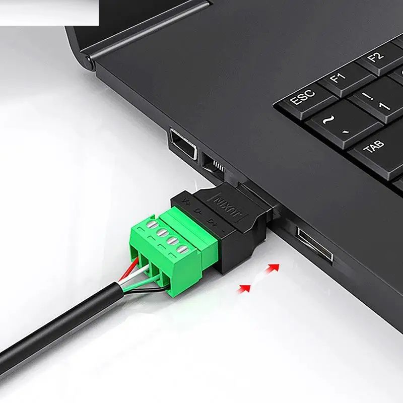 High Quality USB Solderless Plug USB Male Female Mobile Phone Connector 1