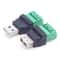 High Quality USB Solderless Plug USB Male Female Mobile Phone Connector 0
