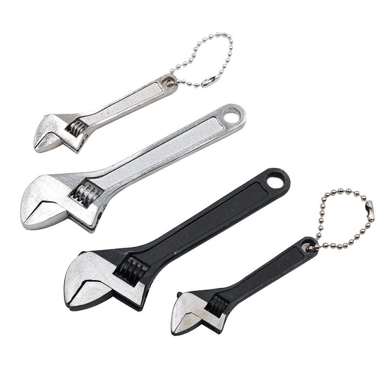 Multifunction Mini Wrench Quick Metal Repair Tool Portable Hand Tool Jaw Spanner With Chain Univers 1