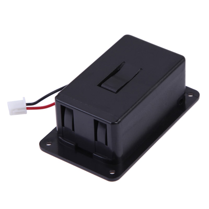 Battery Holder Case Box Cover For Guitar, Bass, Ukulele Active Pickup Connector with Wires Inside the Box
