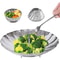 Expandable Collapsible Stainless Steel Steamer Basket Vegetable Insert For Healthy Steam Cooking Fo 0