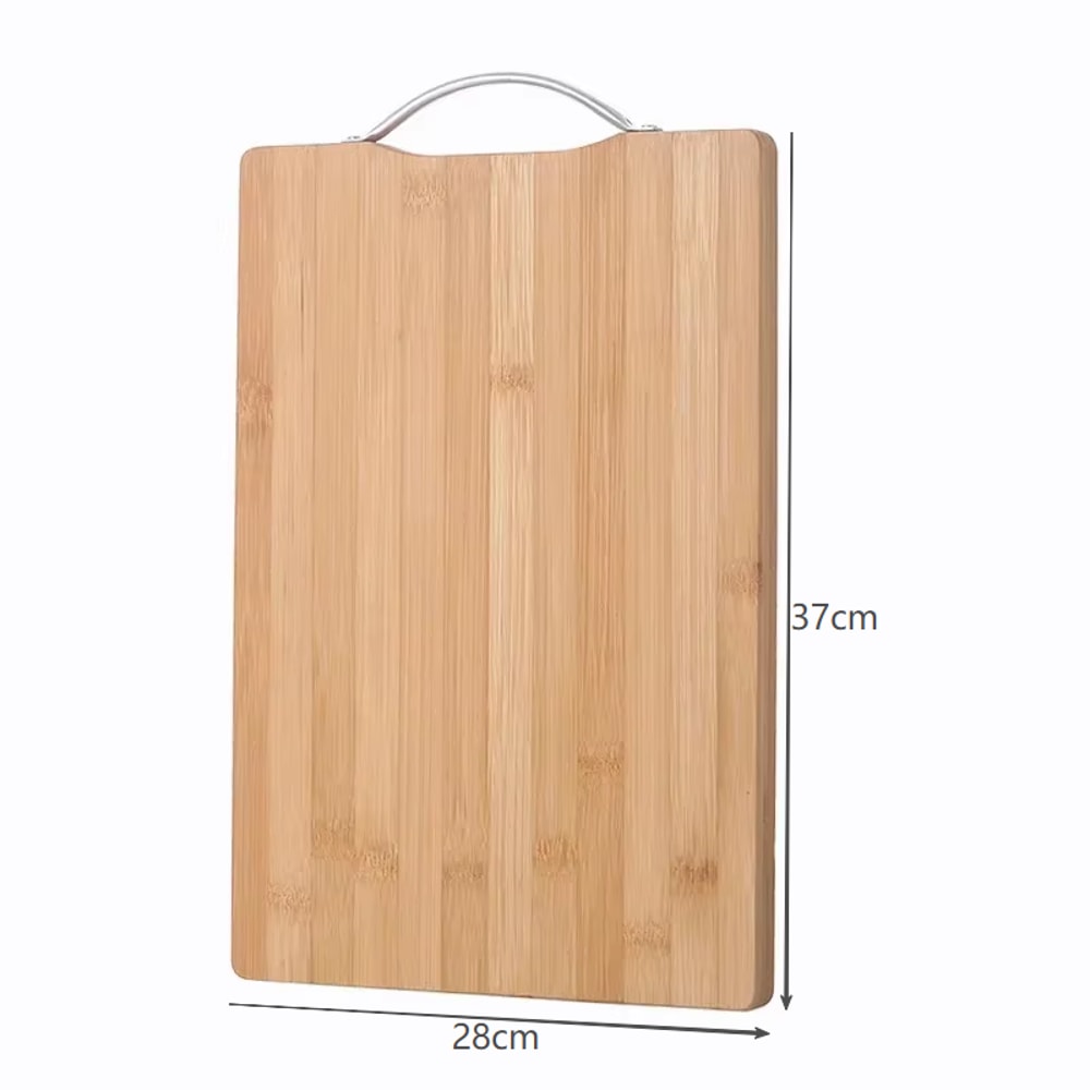 Kitchen Natural Bamboo Cutting Board Large Rectangular Thickened Solid Wood DoubleSided Use 9