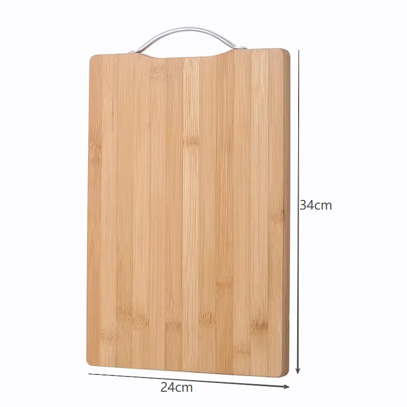 Kitchen Natural Bamboo Cutting Board Large Rectangular Thickened Solid Wood DoubleSided Use 8
