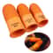 Nonslip Finger Cover Gloves For Sewing Handmade Craft Orange Fingertips Protector 2