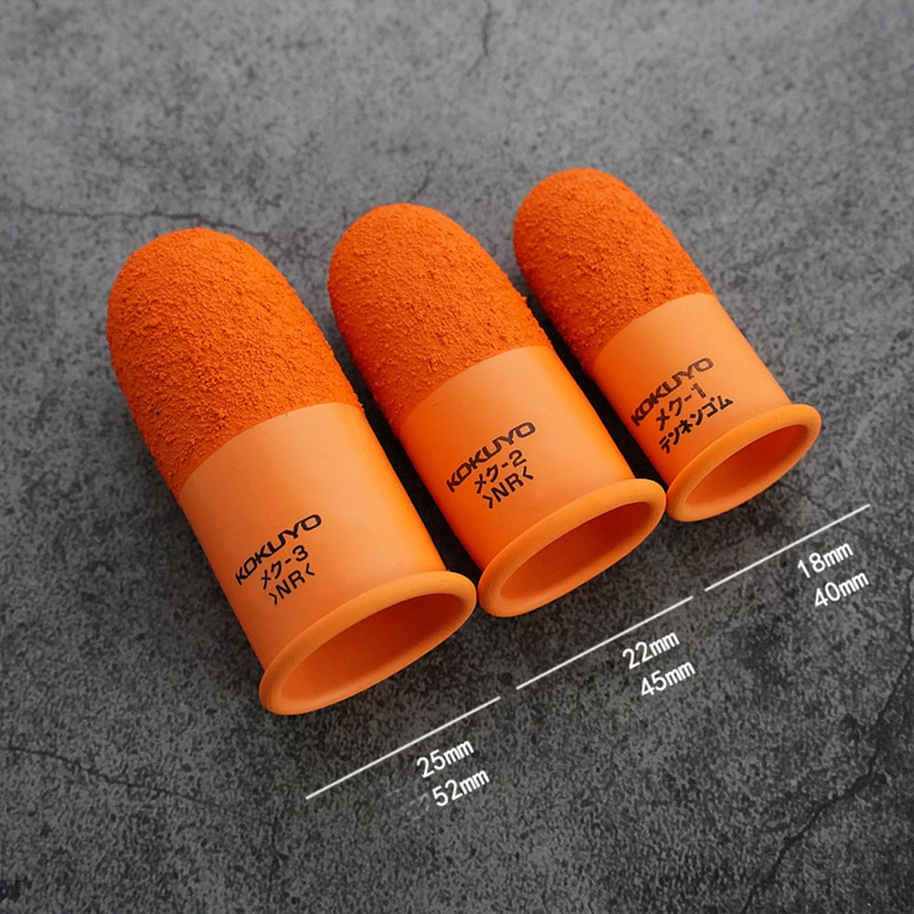 Nonslip Finger Cover Gloves For Sewing Handmade Craft Orange Fingertips Protector 5