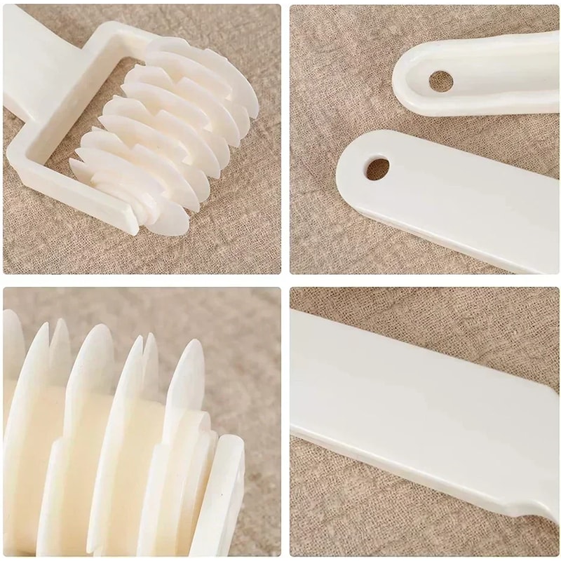 Dough Lattice Roller Cutter For Pizza Pastry Cutter Pie Craft Net Wheel Knife Reusable Baking Tools 3