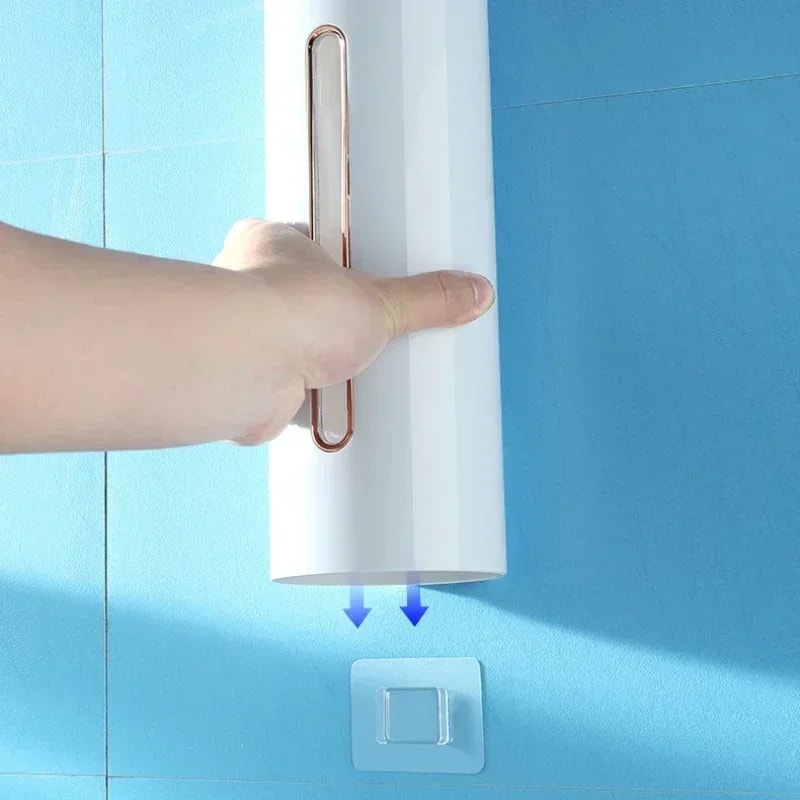 Wall Mounted Disposable Paper Cup Dispenser with Automatic Drop Cup Remover, Plastic Cup Holder for Home Office