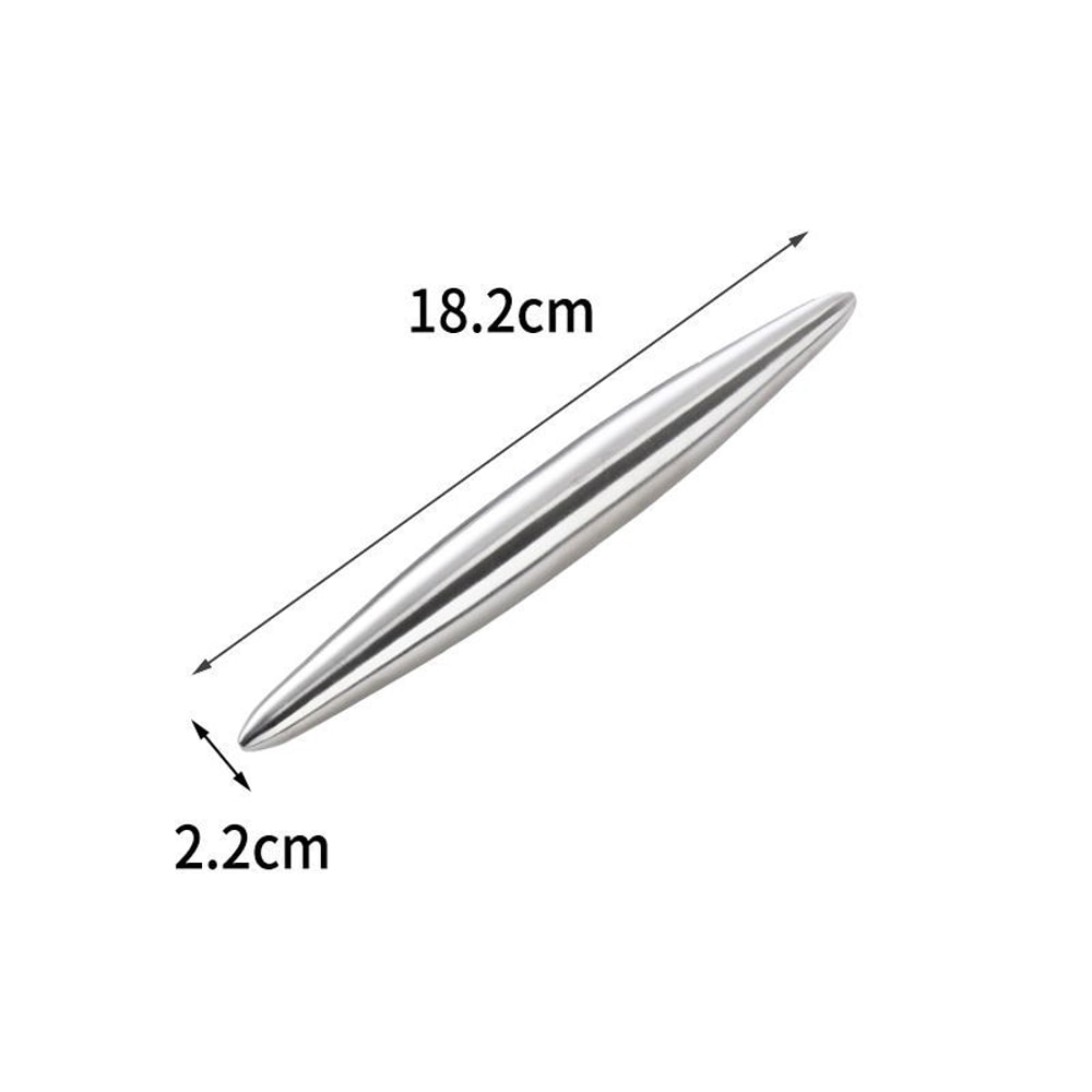 Stainless Steel Rolling Pin Non-Stick for Dough, Pizza, Cookies, Dumplings Kitchen Utensil Baking Tools