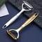 Golden Vegetable Peeler Potato Carrot Peeler Stainless Steel Kitchen Tool With NonSlip Handle 5