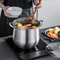 Large capacity stainless steel soup pot, household noodle cooking pot, stewed chicken soup pot, suitable for induction