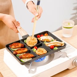 non-sticky steak frying pan, omelet breakfast pans for gas induction cooker