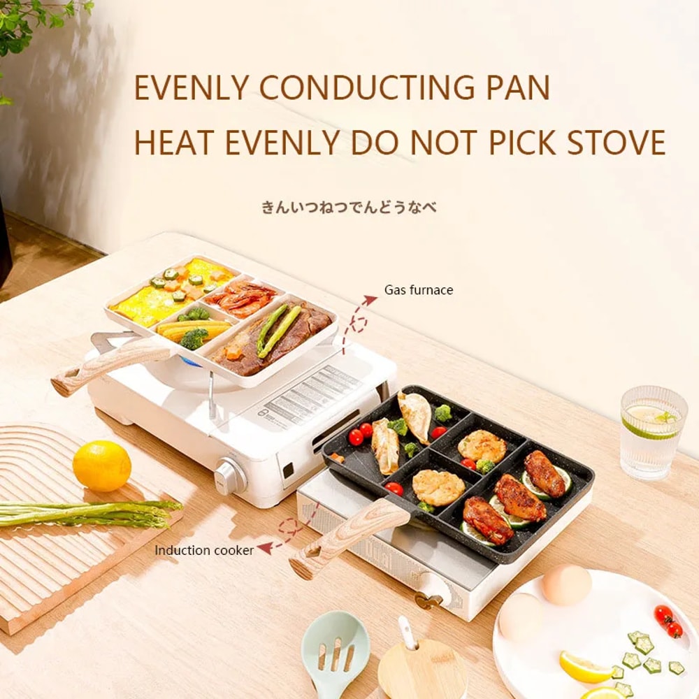 Non-Sticky Steak Frying Pan, Omelet Breakfast Pans for Gas Induction Cooker