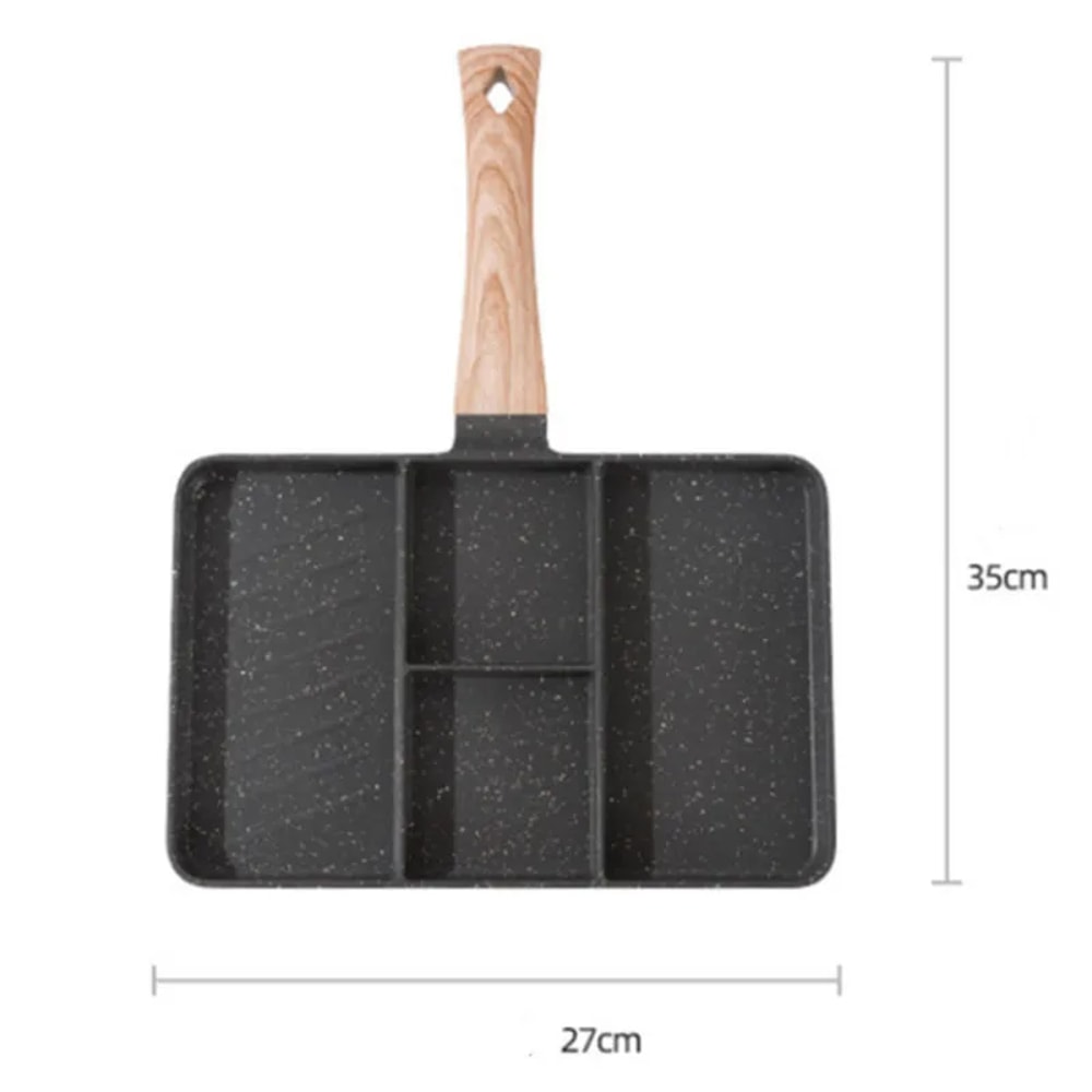 Non-Sticky Steak Frying Pan, Omelet Breakfast Pans for Gas Induction Cooker