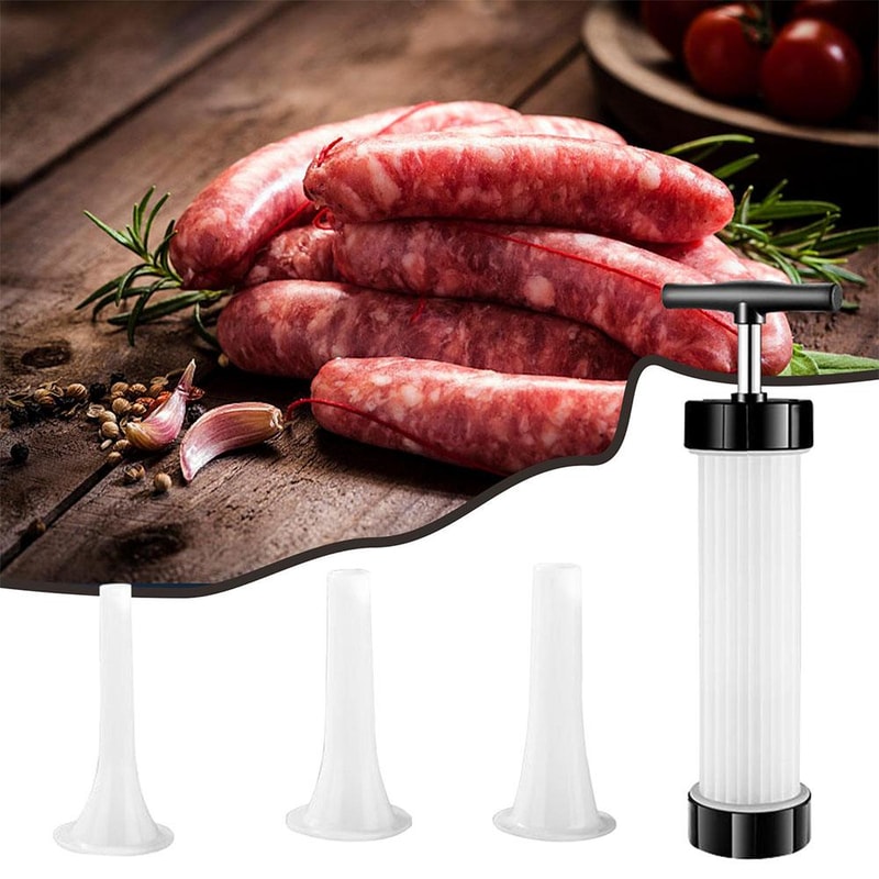 Manual Sausage Stuffer Machine Homemade Sausage Stuffing Syringe Kitchen Gadgets For Perfect Sausag 2
