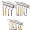 Punch Free Wall Mounted Hooks Rack For Kitchen Utensils Towel Coat Bathroom Storage MultiPurpose Ho 5