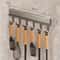 Punch Free Wall Mounted Hooks Rack For Kitchen Utensils Towel Coat Bathroom Storage MultiPurpose Ho 7