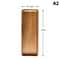 Dessert Plate Solid Wood Tableware Round Rectangle Snack Tray Food Tray For Home Use 7