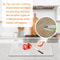 Clear Acrylic Cutting Board for Kitchen Counter with Lip, Non-Slip Charcuterie Board for Countertop, Kitchen Accessories