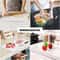 Clear Acrylic Cutting Board for Kitchen Counter with Lip, Non-Slip Charcuterie Board for Countertop, Kitchen Accessories