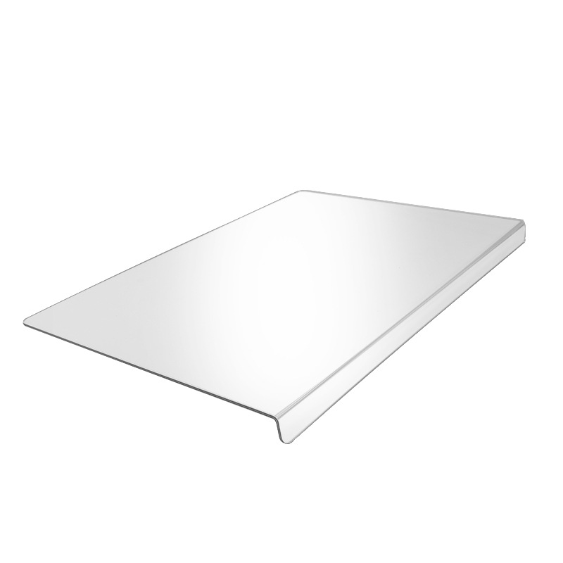Clear Acrylic Cutting Board for Kitchen Counter with Lip, Non-Slip Charcuterie Board for Countertop, Kitchen Accessories