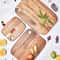 Acacia Wood Cutting Board MultiUse Portable Kitchen Cutter For Meat Vegetables Fruit Slicing 0