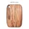Acacia Wood Cutting Board MultiUse Portable Kitchen Cutter For Meat Vegetables Fruit Slicing 7