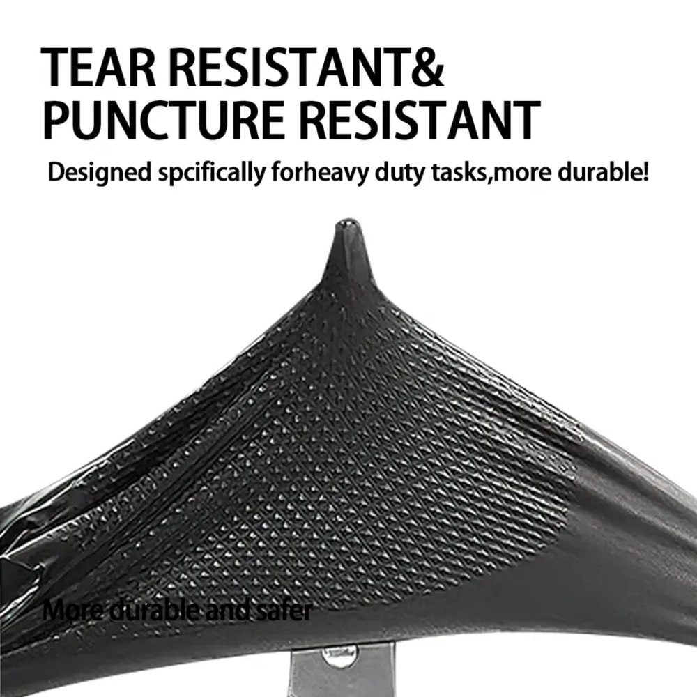 Heavy Duty Black Nitrile Gloves 8mil Disposable Latex Free Mechanic Gloves For Men Diamond Textured