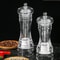 Acrylic Pepper Grinder, Adjustable Coarseness Salt and Pepper Shakers, Ceramic Rotor Kitchen Accessory