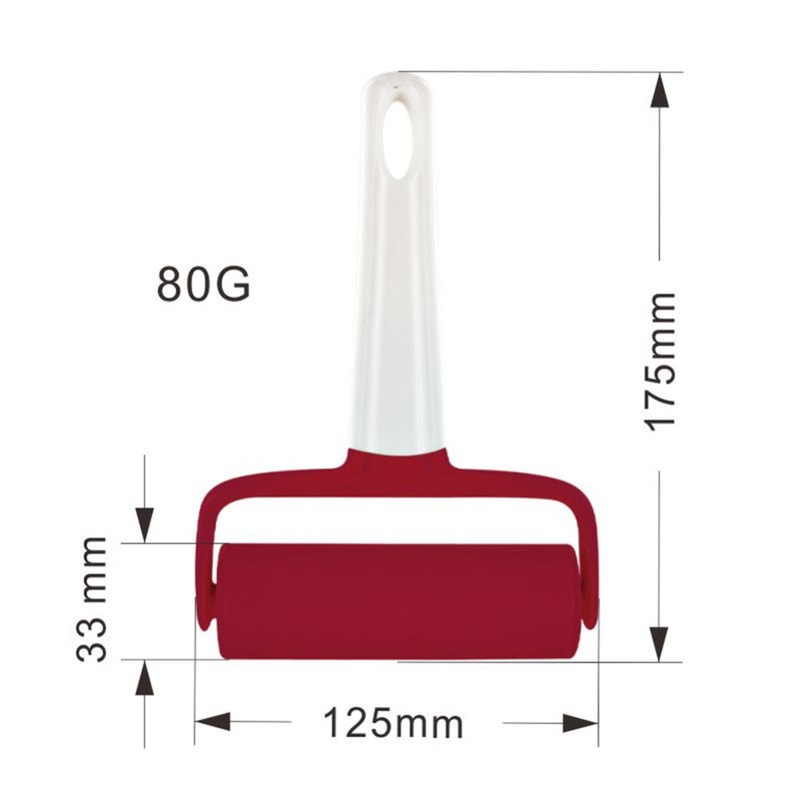 Portable Handheld Roller With Handle Rectangular Roller Press For Noodles Dumpling Skin Household B 4