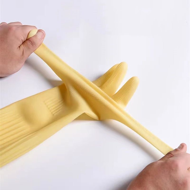 Multipurpose Reusable Rubber Dishwashing Gloves, Non-Slip for Kitchen, Car Cleaning, Gardening, Household Use