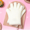 Thick Silicone Anti-Scalding Gloves, Non-Slip Heat Resistant Kitchen Accessories for BBQ, Microwave Oven, Thermal