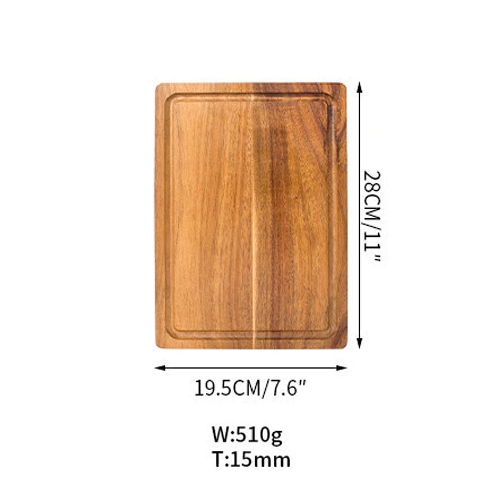 Home Use Large Thickened Acacia Wood Chopping Board for Meat, Vegetables, Fruit Cheese Perfect Kitchen Tool