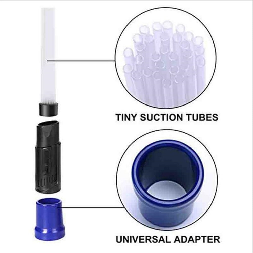 Flexible MultiTube Vacuum Straw Cleaning Brush Set For Keyboard Car Gap And Dirt Clean 4