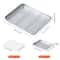 Stainless Steel Baking Pan Tray With Wire Rack For Cake BBQ And Oven Roasting 8
